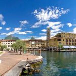 Riva del Garda, Promenade, Gardasee, Glockenturm, Hafen, Italien